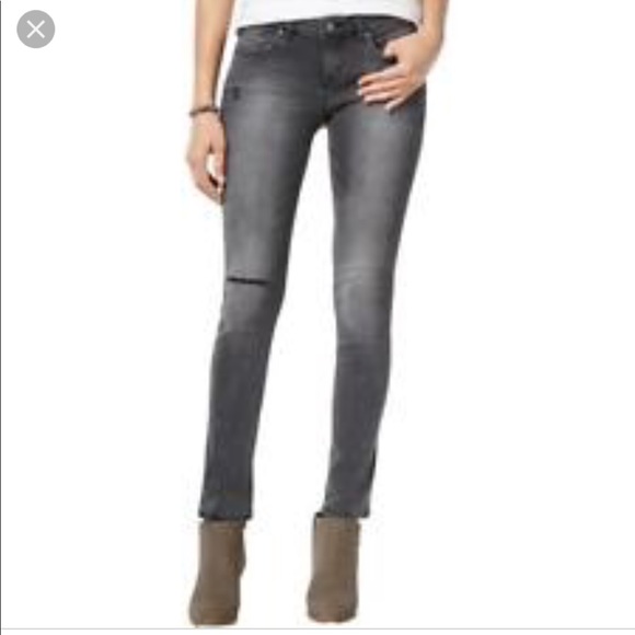 Jessica Simpson Gray Distressed Jeggings - Picture 5 of 5